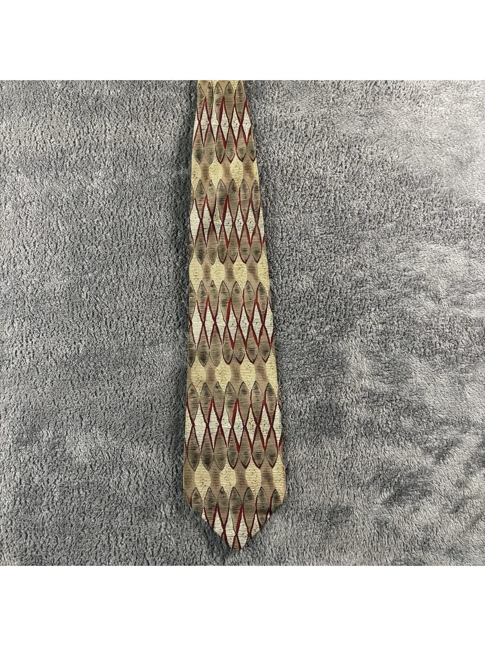 Brandini Le Collezioni Geometric Pattern Tie All silk